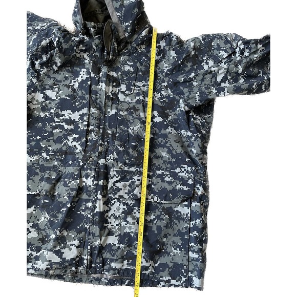 USN United States Navy Blue Digital Gore-tex NWU Parka Medium Short - Picture 6 of 9